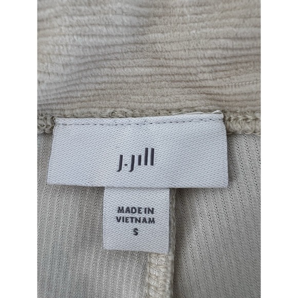 J Jill Women's Corduroy Stretch Pans Jogger Sz Small Beige Pull On - Picture 5 of 9